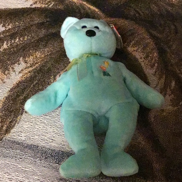 TY Beanie baby Ariel bear memory of 1981-1988 Tags in great shape 🎄🎁 - Picture 5 of 11